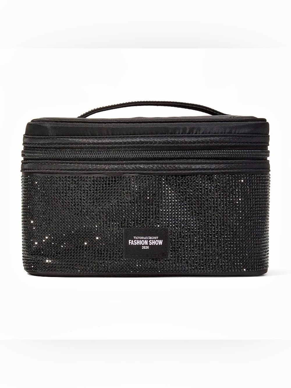 Victoria's Secret Fashion Show 2026 Rhinestone Train Case Black